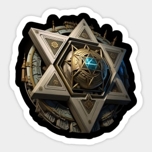 Jewish Space Lasers v4 (no text) Sticker